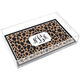 Black Leopard Royalty Lucite Tray Image 3 of 4